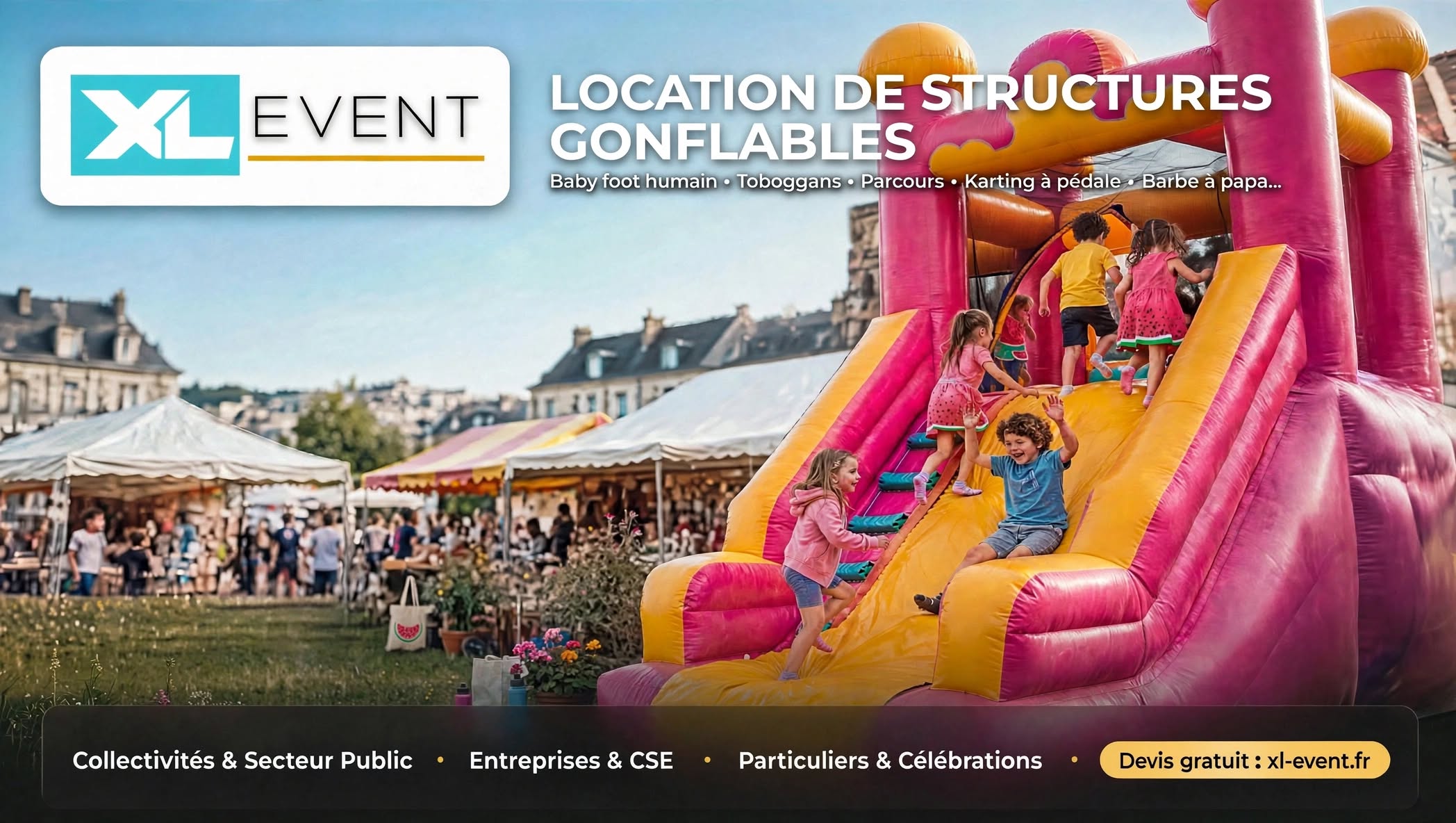 XL EVENT – Location de structures gonflables et animations